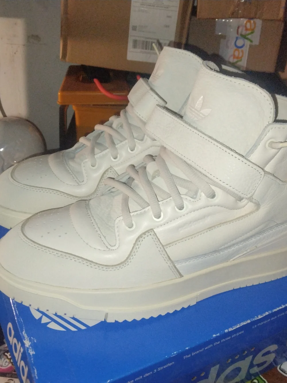 Adidas Forum Premier Off-White High-Top -12